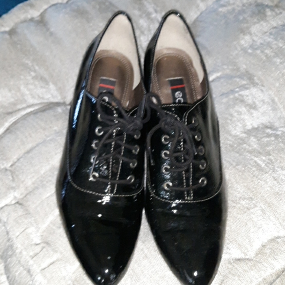 Black Pattent Leather Shoes